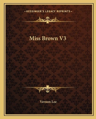 Miss Brown V3 by Lee, Vernon