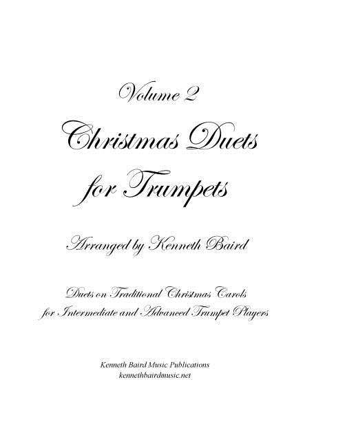 Christmas Duets, Volume 2, for Trumpets by Baird, Kenneth