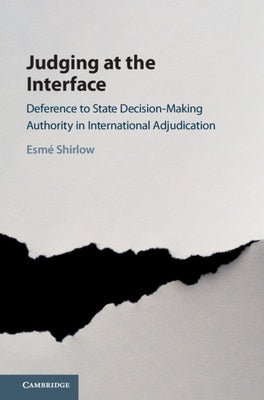 Judging at the Interface by Shirlow, Esmé