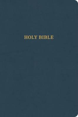 KJV Large Print Thinline Bible, Value Edition, Slate Leathertouch by Holman Bible Publishers