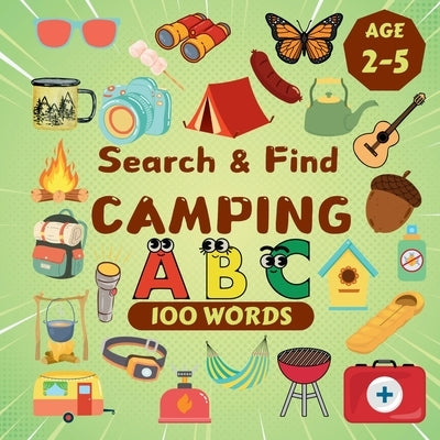 Search & Find Camping: A Fun Search & Find Activity Book for Toddlers and Kids 2-6 Years Old by Robins, Sylvia