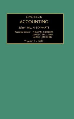 Advances in Accounting No. 7: Institutional Perspectives by Schwartz, Bill N.