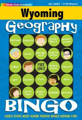 Wyoming Geography Bingo Game by Gallopade International