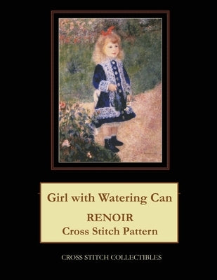 Girl with Watering Can: Renoir cross stitch pattern by George, Kathleen