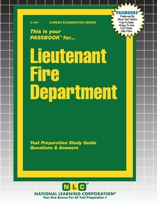 Lieutenant Fire Department by Passbooks