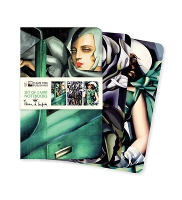 Tamara de Lempicka Set of 3 Mini Notebooks by Flame Tree Studio