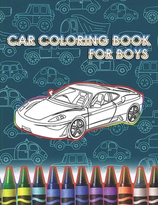 Car Coloring Books For Boys: Large 8,5 x 11 inch pages - Limited Edition by Creation, Smartbrain