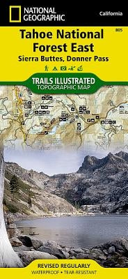 Tahoe National Forest East Map [Sierra Buttes, Donner Pass] by National Geographic Maps