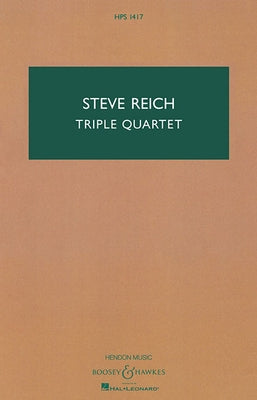 Triple Quartet: Version for String Ensemble/String Orchestra by Reich, Steve