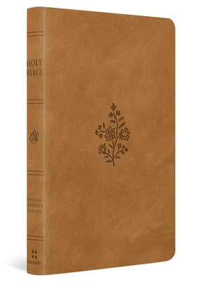 ESV Large Print Value Thinline Bible (Trutone, Nubuck Caramel, Wildflower Design) by Esv Bibles