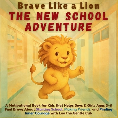 Brave Like a Lion - The New School Adventure: A Motivational Story for Kids that Helps Boys & Girls Aged 3-6 About Starting School, Making Friends, an by Publishing, Aria Capri