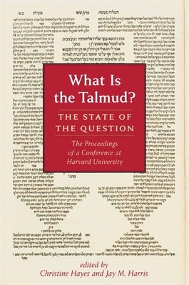 What Is the Talmud?: The State of the Question by Hayes, Christine