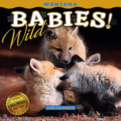 2026 Montana Wild Babies Mini Wall Calendar by 