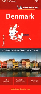 Michelin Denmark Map 749 by Michelin