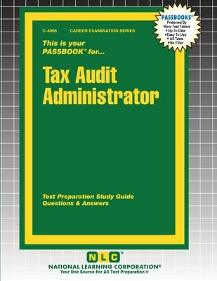 Tax Audit Administrator by Passbooks