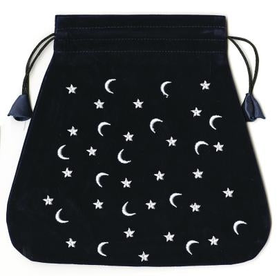 Moon and Stars Velvet Lo Scarabeo Bag by Lo Scarabeo