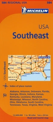Michelin Usa: Southeast Map 584 by Michelin
