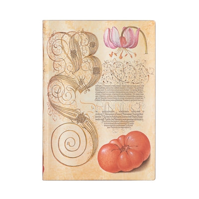 Lily & Tomato MIDI Lined Softcover Journal, 176pg, 100gsm by Paperblanks (Mira Botanica) by Paperblanks