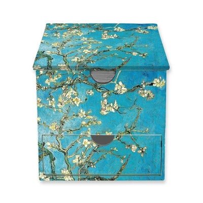 Vincent Van Gogh: Almond Blossom Flame Tree Memo Box with Drawer by Flame Tree Studio
