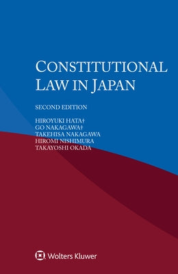 Constitutional Law in Japan by Hata+, Hiroyuki
