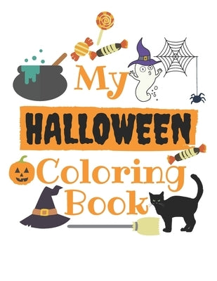 My halloween Coloring Book: coloring Numbers, Letters, Shapes, and Animals, halloween coloring activity book for age 1-5, Kindergarten & Preschool by Art, Enami
