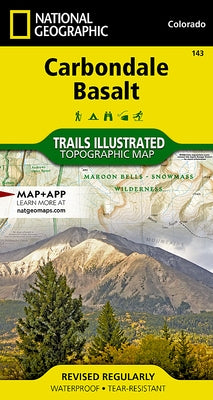 Carbondale, Basalt Map by National Geographic Maps