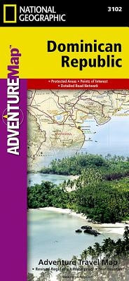 Dominican Republic Map by National Geographic Maps