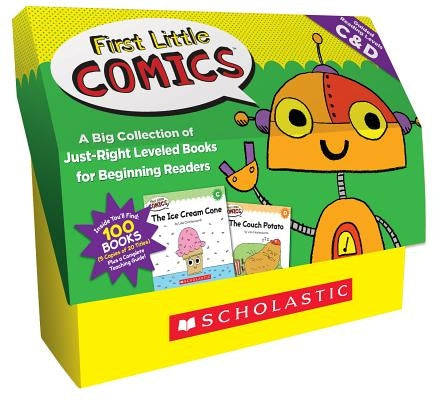 First Little Comics: Guided Reading Levels C & D (Classroom Set): A Big Collection of Just-Right Leveled Books for Beginning Readers by Charlesworth, Liza