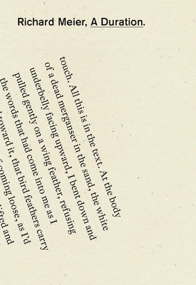 A Duration by Meier, Richard