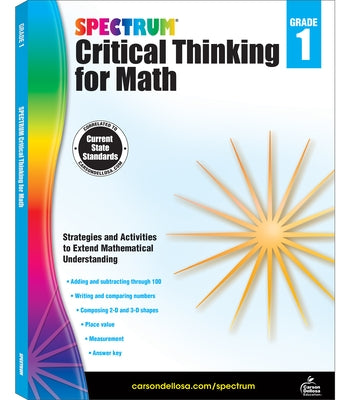 Spectrum Critical Thinking for Math, Grade 1 by Spectrum