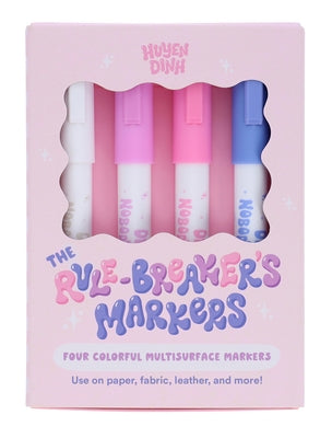 Rule-Breaker's Markers: Four Colorful Multisurface Markers by Dinh, Huyen