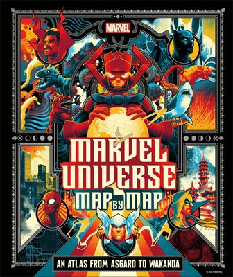 Marvel Universe Map by Map by Hill, James