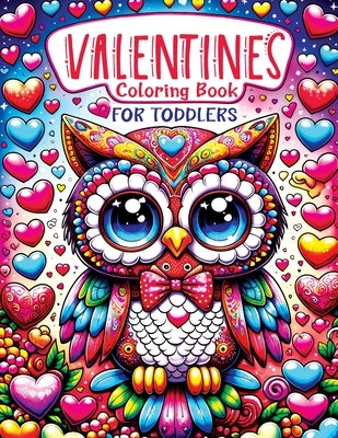 Valentines Coloring Book for Toddlers: Simple, Happy Little Kawaii Animals Featuring a Unicorn, Mermaid, Dinosaur, and a Sweet Heart for Kids by Lumina, Pata