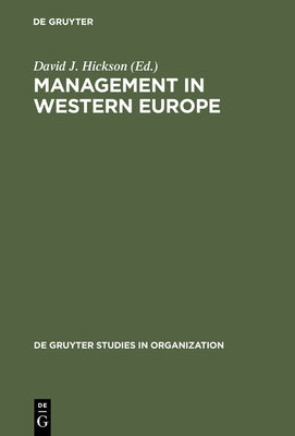 Management in Western Europe by Hickson, David J.