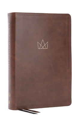 Kingdom Life Bible: Joining God's Mission to Save the World (Nkjv, Brown Leathersoft, Red Letter, Comfort Print) by Thomas Nelson