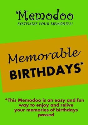 Memodoo Memorable Birthdays by Memodoo