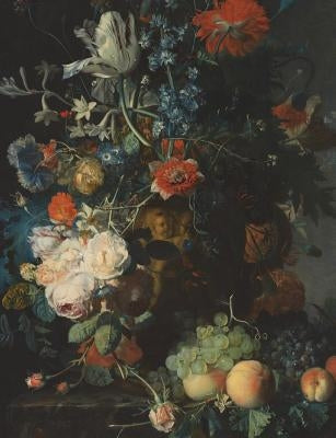 Flower Still Life Jan van Huysumc.: Flower Still Life, Jan van Huysumc. by Designs, Plan B.