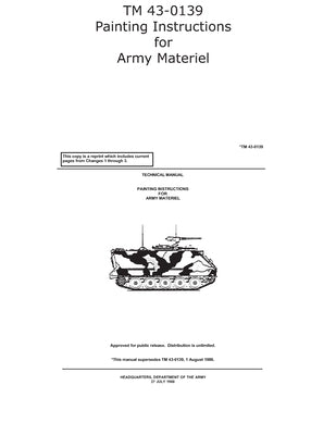 TM 43-0139 Painting Instructions for Army Materiel by US Army