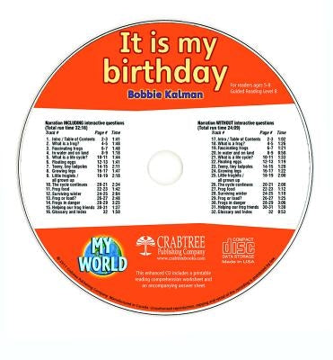It Is My Birthday - CD Only by Kalman, Bobbie