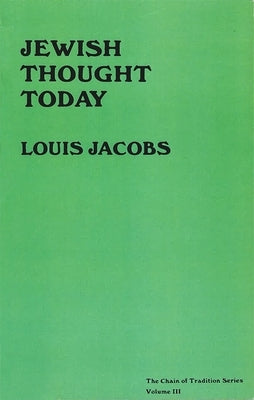 Jewish Thought Today by House, Behrman