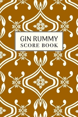 Gin Rummy Score Book: 6x9, 110 pages, Keep Track of Scoring Card Games Gold Tone Yellow by Co, Ostrich Lane