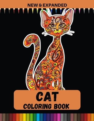 Cat Coloring Book (New & Expanded): Stress Relieving Designs for Adults Relaxation by Point, Print