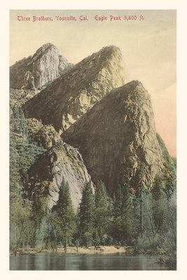 The Vintage Journal Three Brothers, Yosemite by Found Image Press
