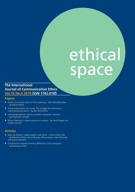 Ethical Space Vol.16 Issue 4 by Keeble, Richard Lance