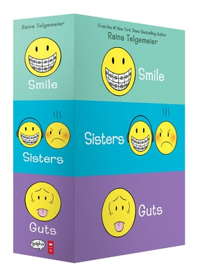 Smile, Sisters, and Guts: The Box Set by Telgemeier, Raina