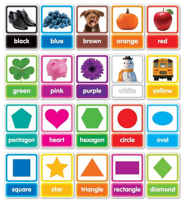 Colors & Shapes in Photos Bulletin Board by Scholastic Teacher's Friend