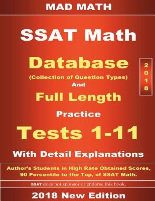2018 SSAT Database and 11 Tests by Su, John