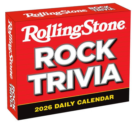 2026 Rolling Stone Rock Trivia Boxed/Daily Calendar by Rolling Stone LLC