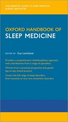 Oxford Handbook of Sleep Medicine by Leschziner, Guy
