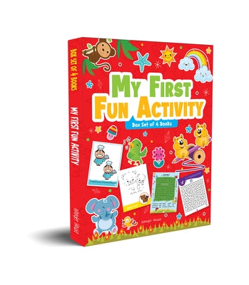 My First Fun Activity Boxset of 4 Books: Spot the Difference, Mazes, Word Search & Dot to Dot by Wonder House Books